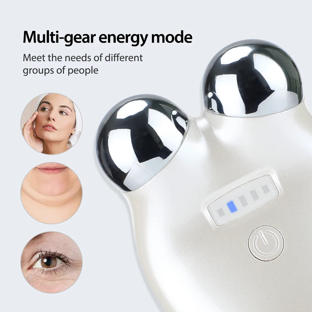 "Ultimate Mini Face Massager: Lift, Tighten, and Rejuvenate Your Skin with Micro-Current Technology!"