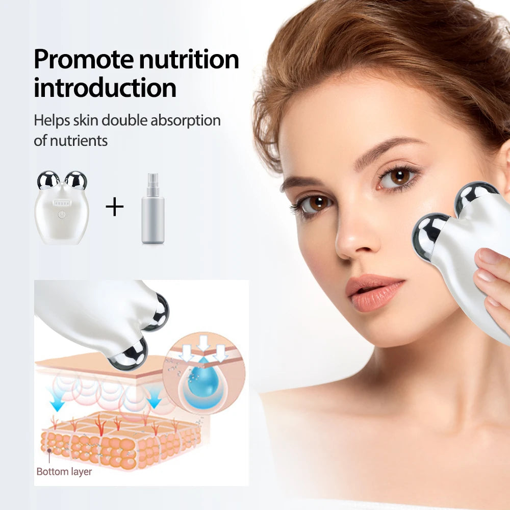 "Ultimate Mini Face Massager: Lift, Tighten, and Rejuvenate Your Skin with Micro-Current Technology!"