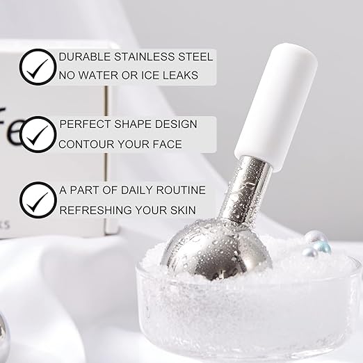 Stainless Steel Facial Ice Globes