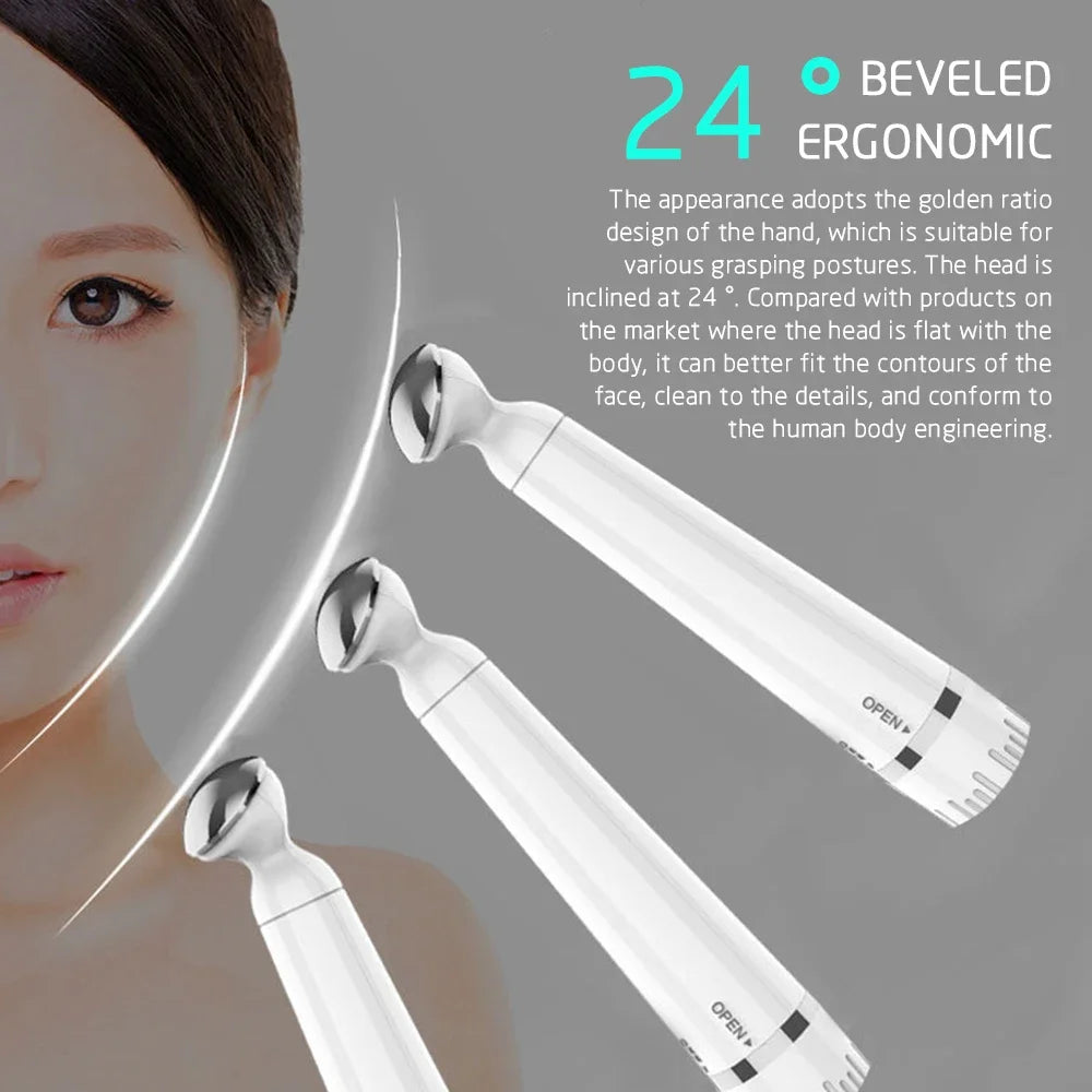 "Portable Electric Eye Massager: Say Goodbye to Wrinkles, Dark Circles, and Aging Signs!"