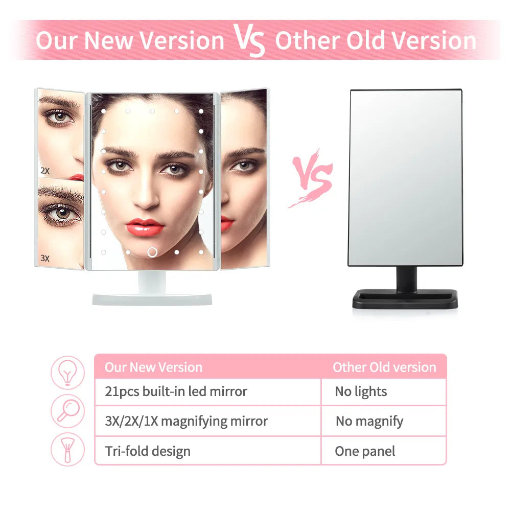 22" LED Touch-Screen Mirror - Yolee Glow