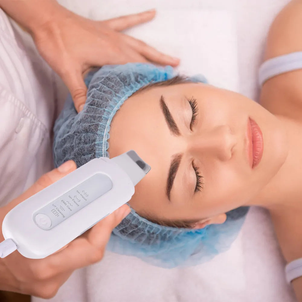Ultrasonic Facial Scrubber - Yolee Glow