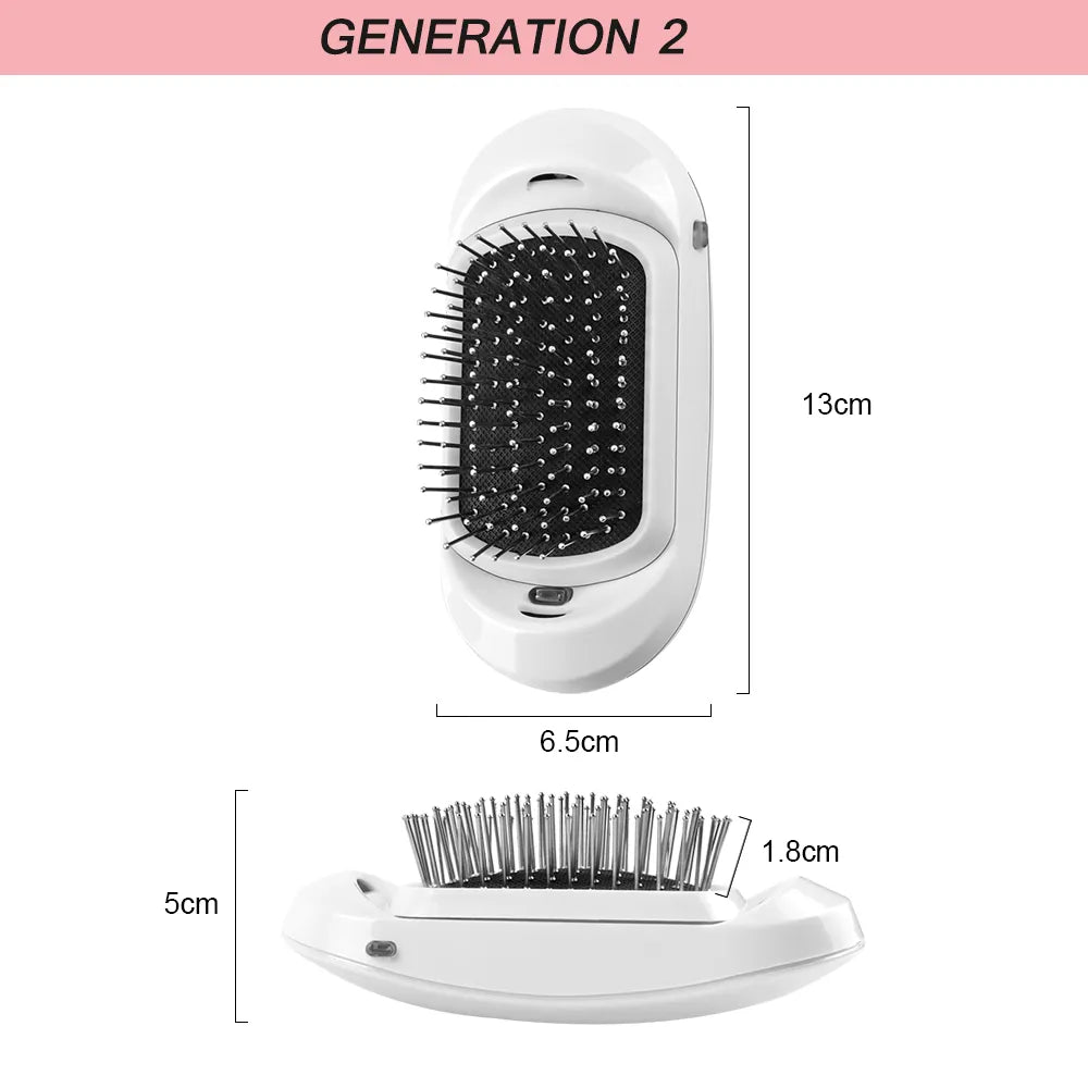 Ionic Hair Brush Massager - Yolee Glow