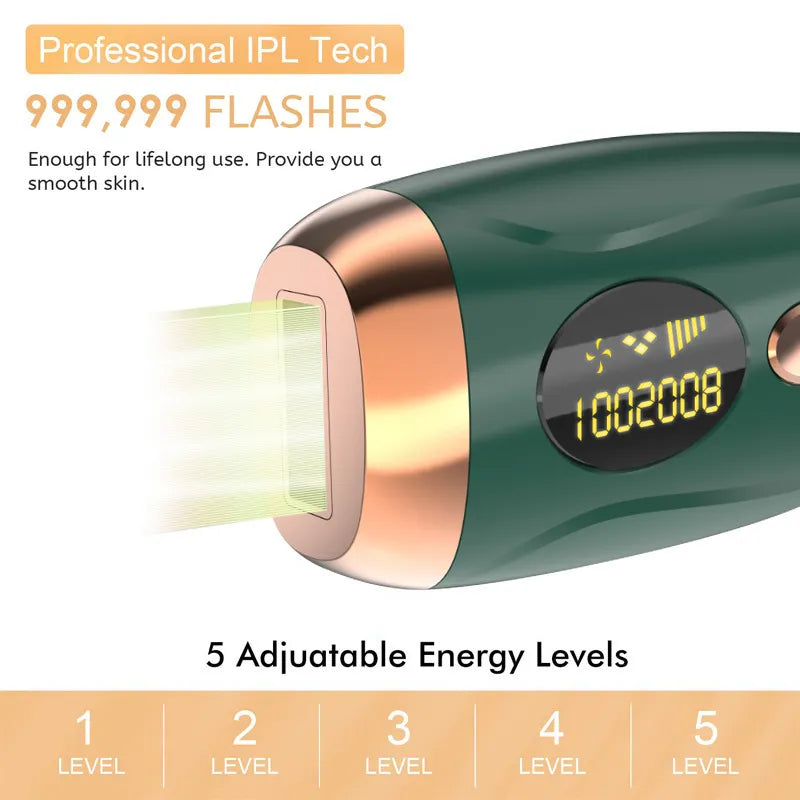 Painless IPL Laser Epilator - Yolee Glow