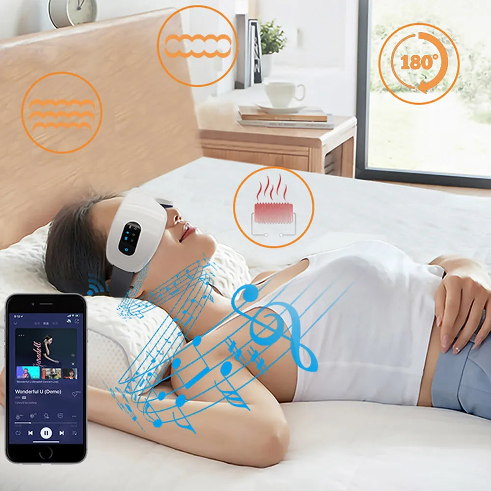 Bluetooth Music Eye Massager - Yolee Glow