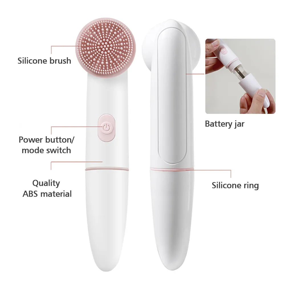 2-in-1 Facial Cleansing Brush - Yolee Glow