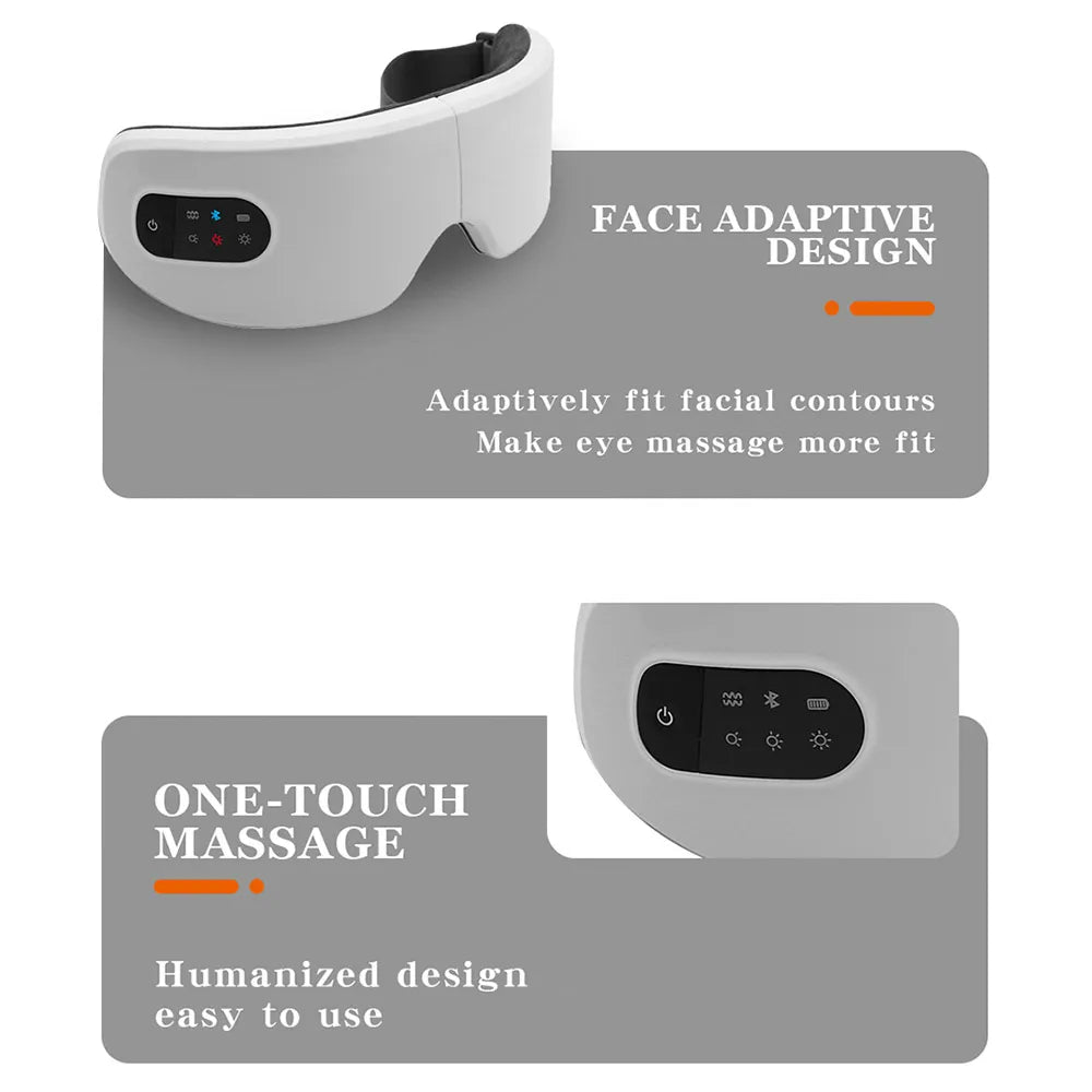 Bluetooth Music Eye Massager - Yolee Glow