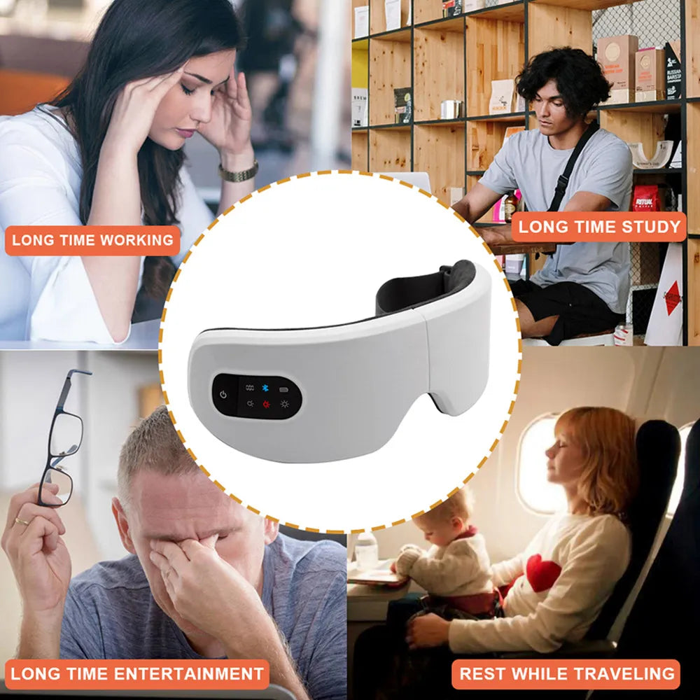 Bluetooth Music Eye Massager - Yolee Glow