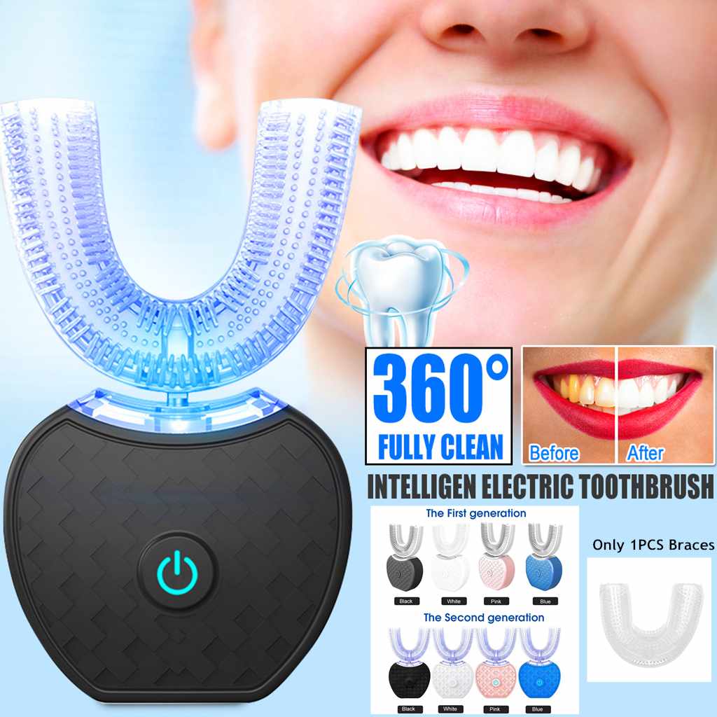 Smart Electric Toothbrush with Blue Light Technology