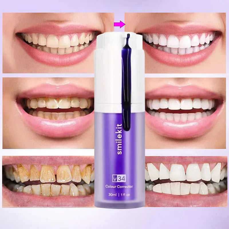 Advanced Whitening Purple Toothpaste Kit