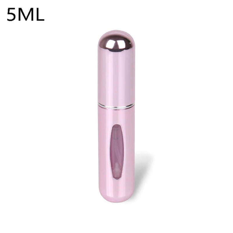 "Travel-Sized Perfume Atomizer: Refillable Mini Spray Bottle for Cosmetics on the Go!"