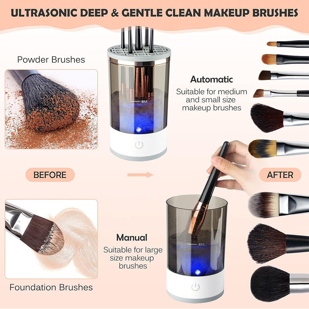 USB-Powered Electric Makeup Brush Cleaner