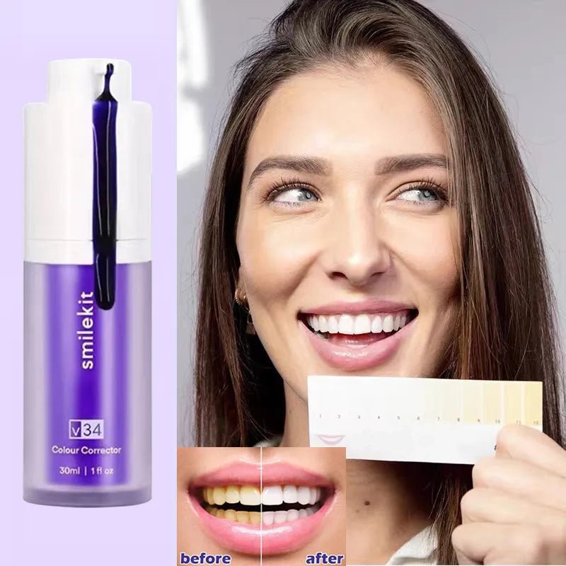 Advanced Whitening Purple Toothpaste Kit