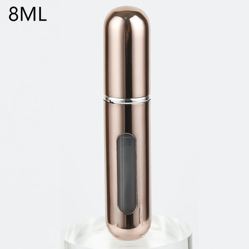 "Travel-Sized Perfume Atomizer: Refillable Mini Spray Bottle for Cosmetics on the Go!"