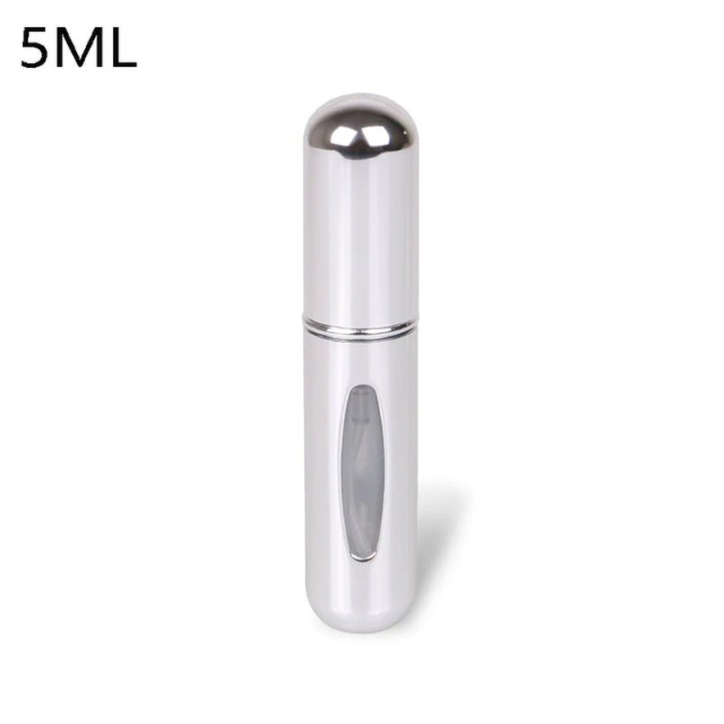 "Travel-Sized Perfume Atomizer: Refillable Mini Spray Bottle for Cosmetics on the Go!"