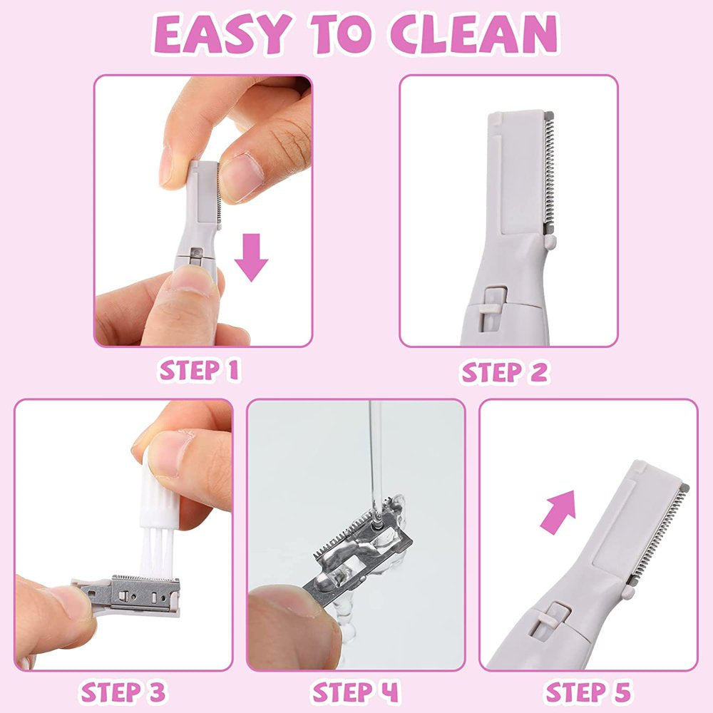 "Flawless Electric Eyebrow Trimmer for Women - Painless Facial Hair Removal Tool for Eyebrows, Legs, and Armpits"