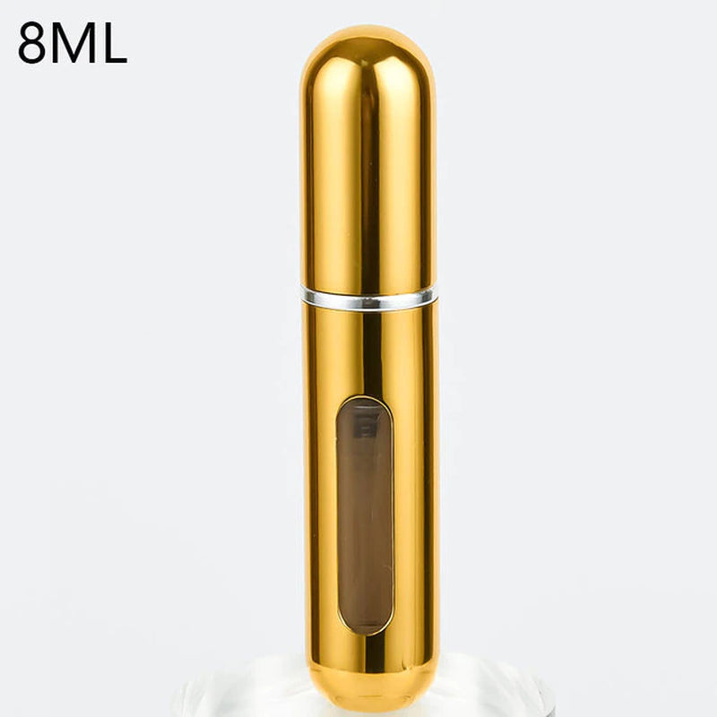 "Travel-Sized Perfume Atomizer: Refillable Mini Spray Bottle for Cosmetics on the Go!"